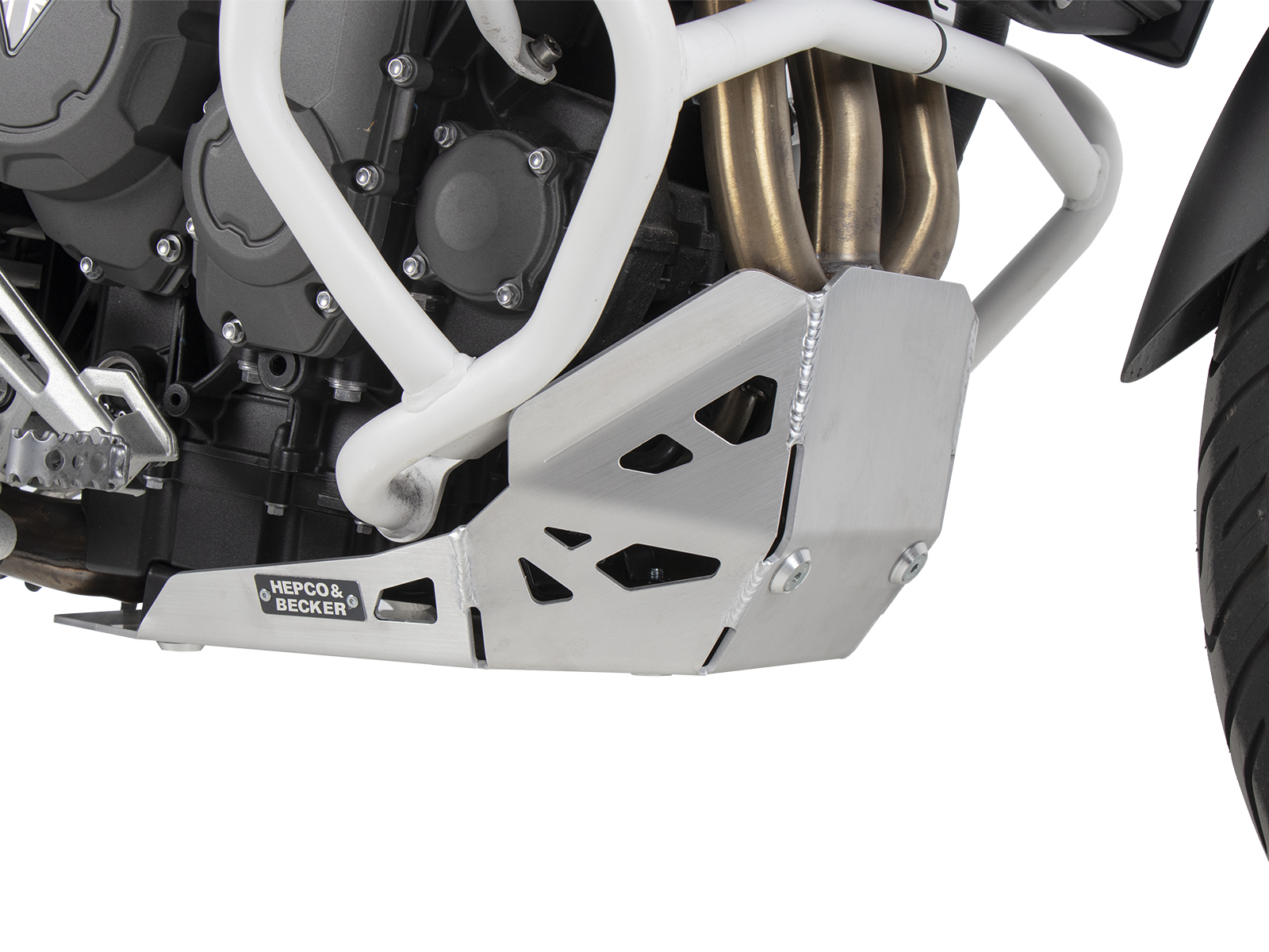 Aluminium motorbeschermplaat voor Triumph Tiger 900 Rally Pro (24-) Hepco & Becker
