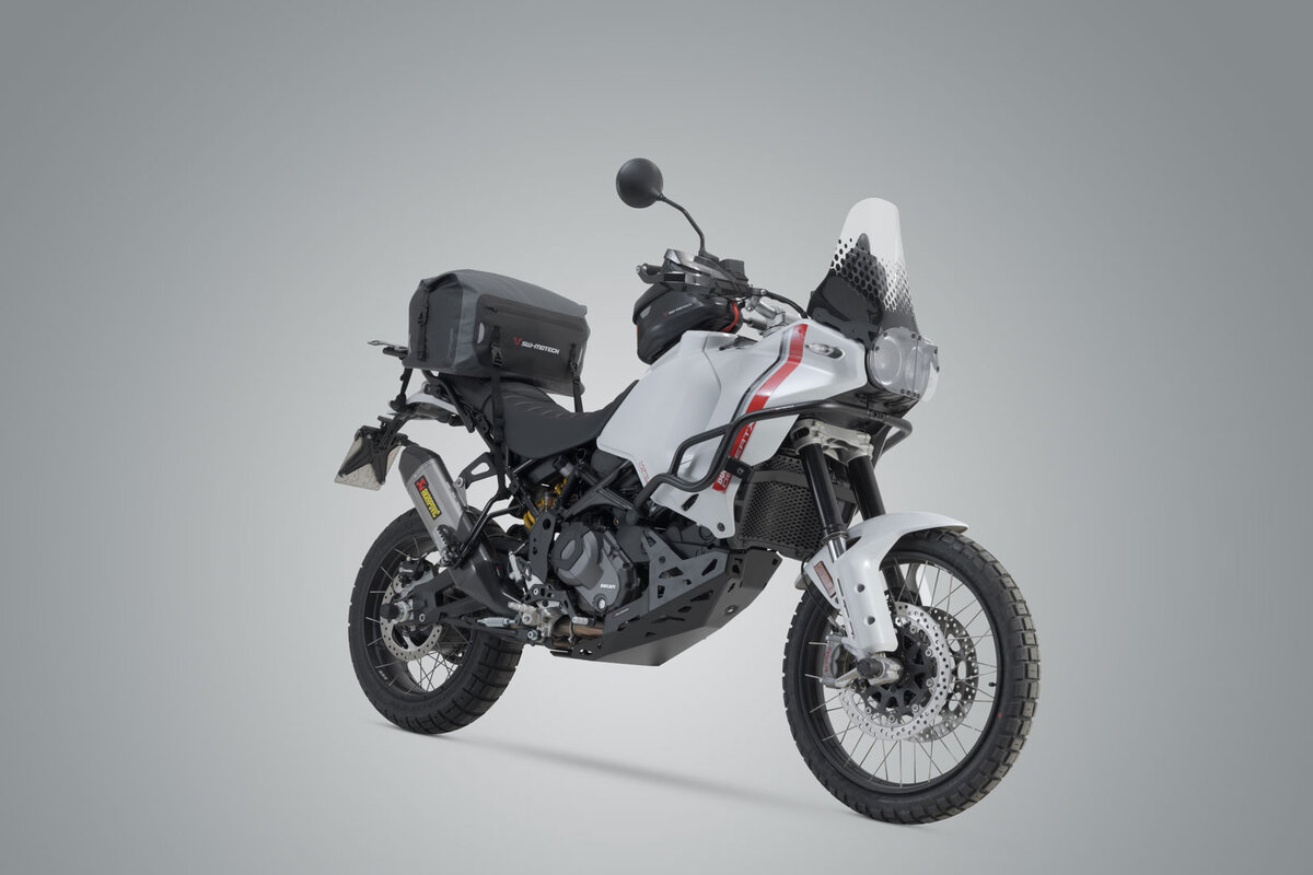 Drybag 260 achtertas voor Moto Guzzi V85 TT /Travel, zwart / grijs - SW Motech