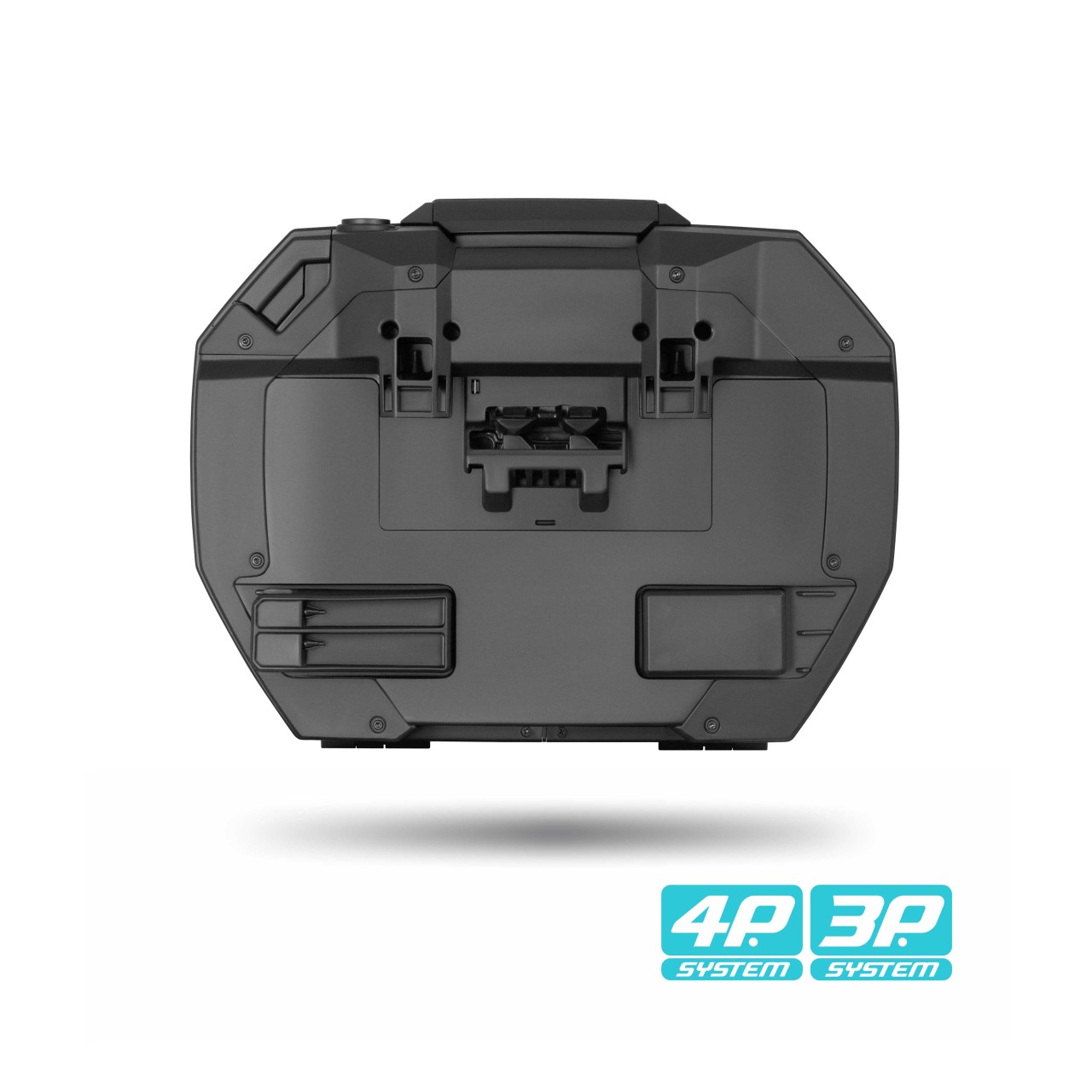 Shad zijkofferset SH38X, uitbreidbaar, zwart/aluminium, 38 l