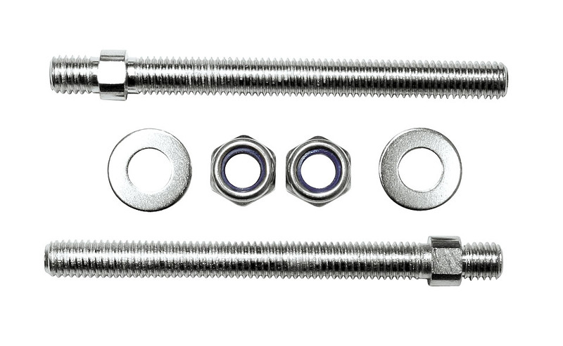 HIGHSIDER pro spiegeladapter chroom Voor diverse scooters, bijv. Peugeot