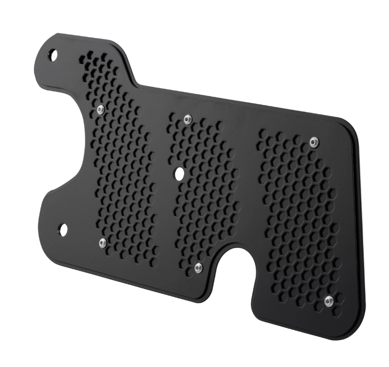 Uitlaatsierstuk schommelarm voor Vespa GTS/GTS Super 125/150cc 4T LC iGet (Euro4), zwart