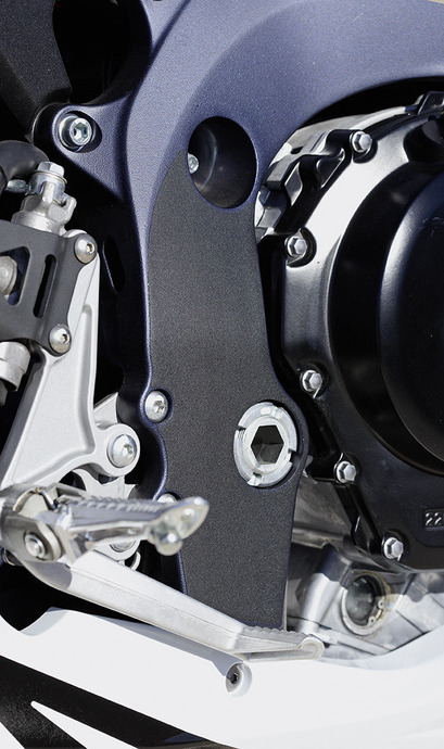 Frame beschermfolie, zwart voor Suzuki GSX-R750 BJ. 2011-2017/ GSX-R600 BJ. 2011-2017