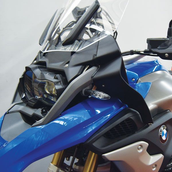 Winddeflector voor BMW R 1200 GS LC /Rallye (17-18), R 1250 GS, paar, mat zwart