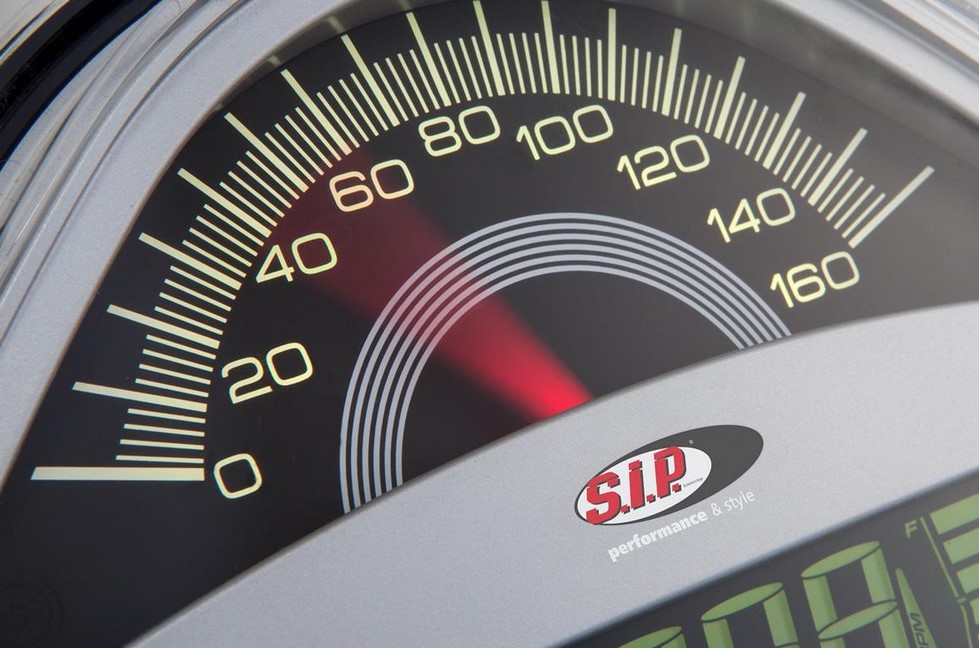 Toerenteller/snelheidsmeter voor Vespa GT/GT L 125/200cc/ GTS 125cc, zilver