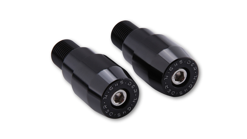 HIGHSIDER pro stuurgewichten zwart M16x1,5 Yamaha (paar)