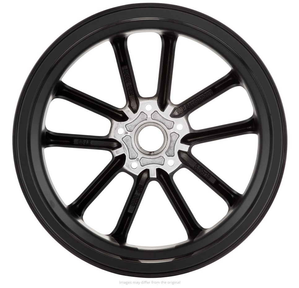 Velg voor/achter 13" voor Vespa GTS/GTS Super/GTV/GT 125-300cc, zwart met zilveren velg