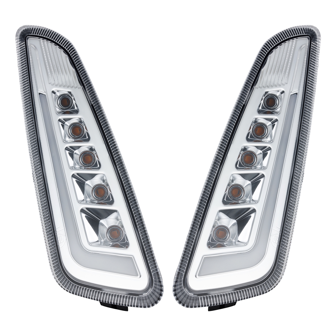 Richtingaanwijzer kit links / rechts LED duidelijk voor Vespa Primavera / Sprint 125-150cc SIP Style