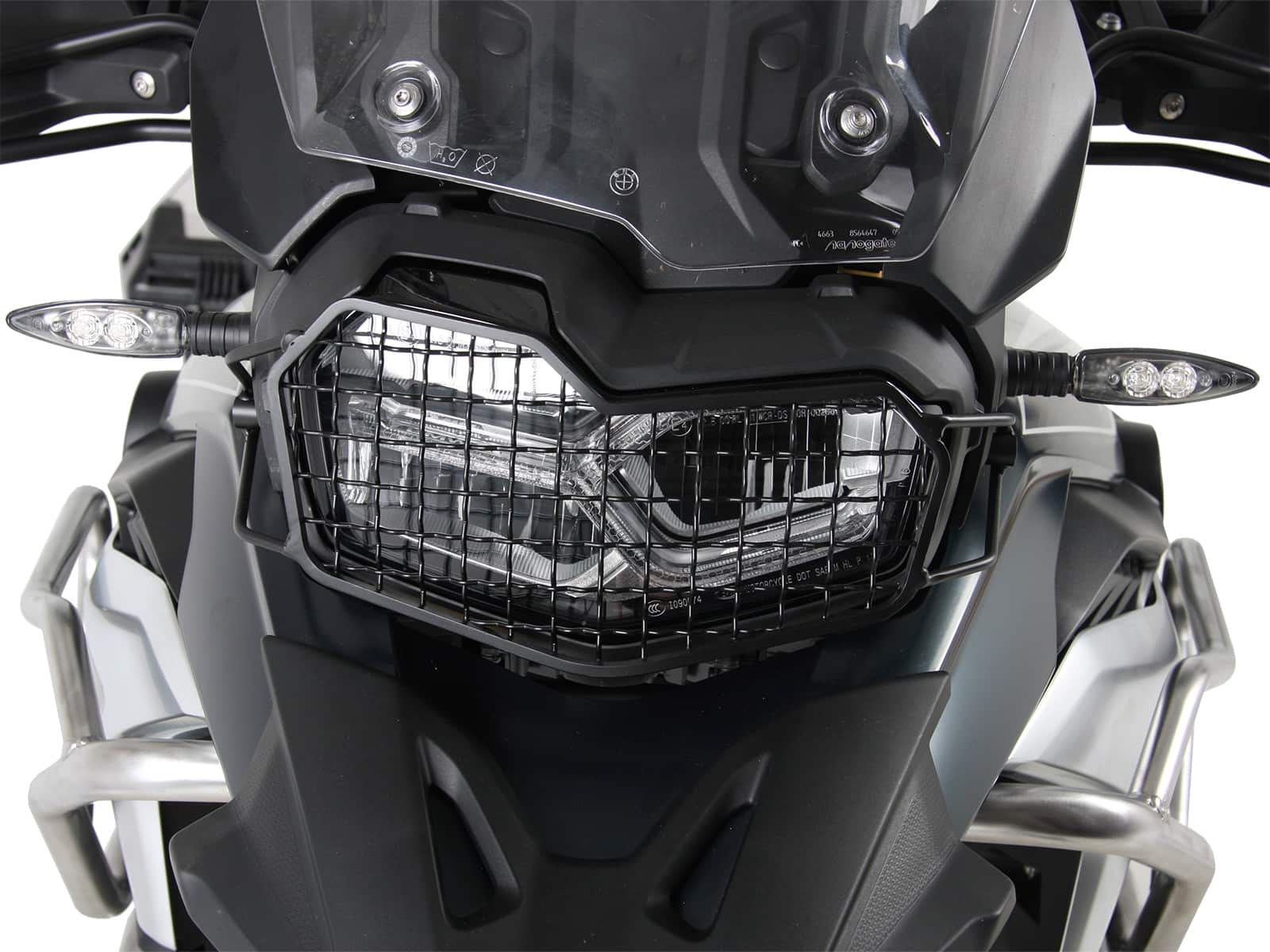 Lampbeschermer zwart voor BMW F 750 GS Hepco & Becker