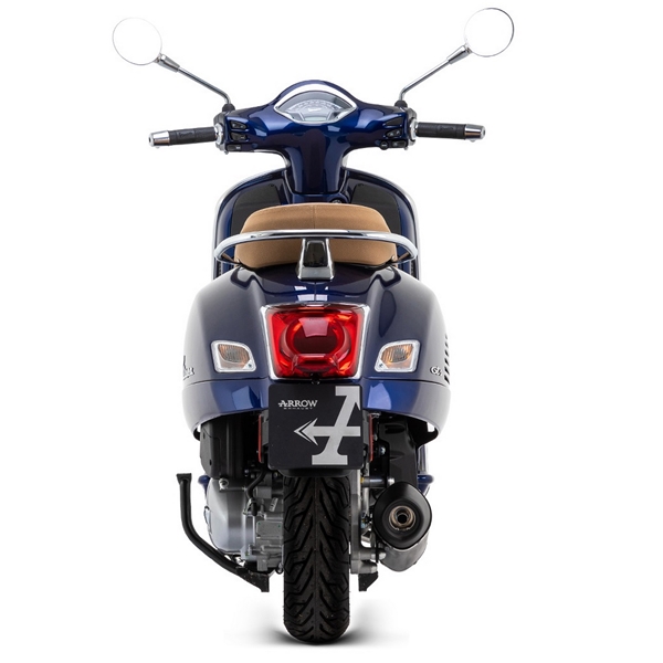 Race-uitlaat ARROW Urban voor Vespa GTS/GTS Super 125cc 4T LC iGet (`20-22)