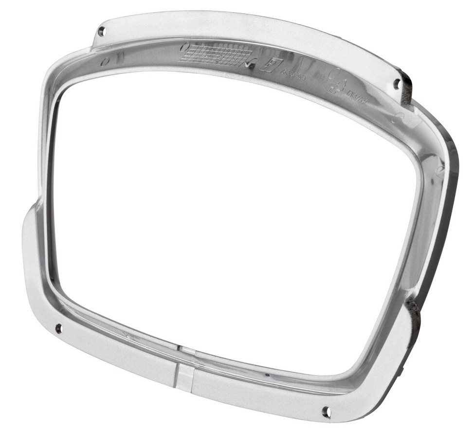 Decoratieve ring snelheidsmeter voor Vespa GTS Supertech HPE 125/300 ('19-), glanzend zwart