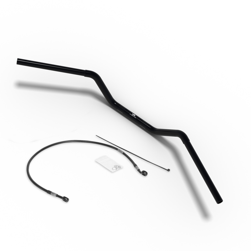 HIGHSIDER pro Flat Track L14 stuurset 1 inch, Met remslang, Voor HD