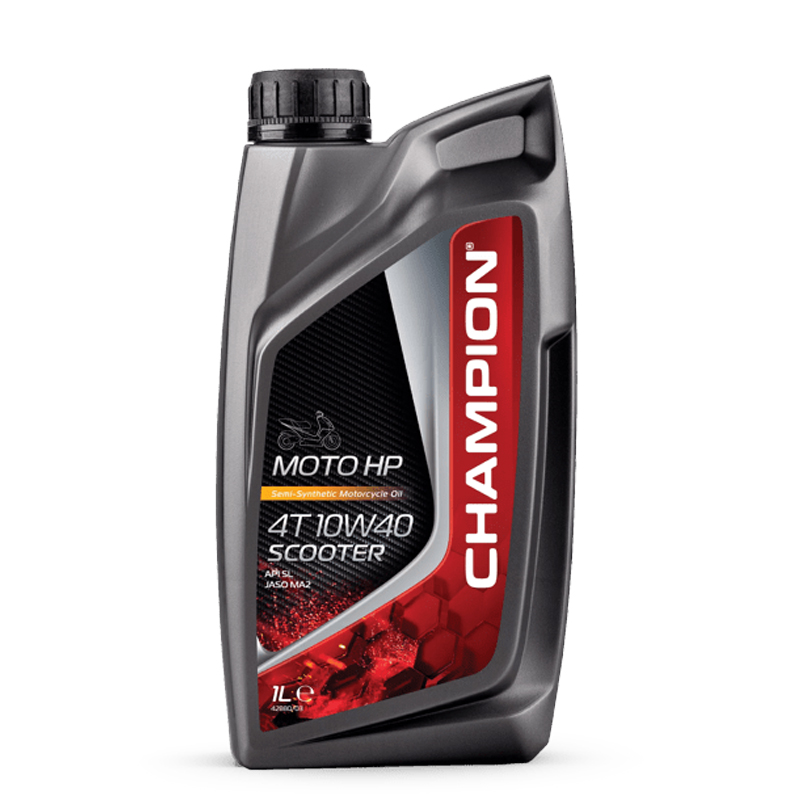 CHAMPION® Moto HP 4T 10W-40 scooterolie - 1 liter