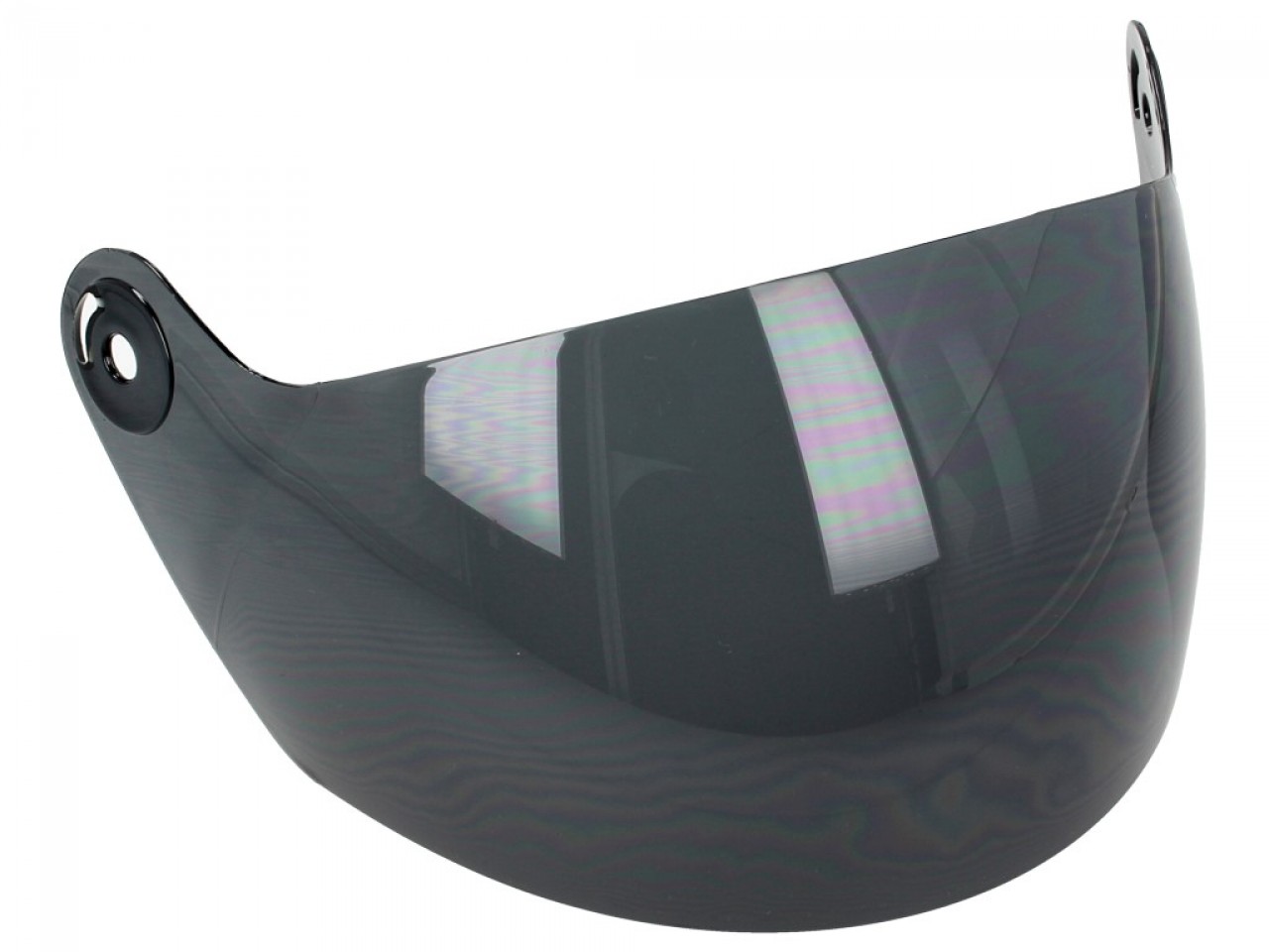 Helmo Milano vizier voor Turbine helm, getint, krasbestendig, lang