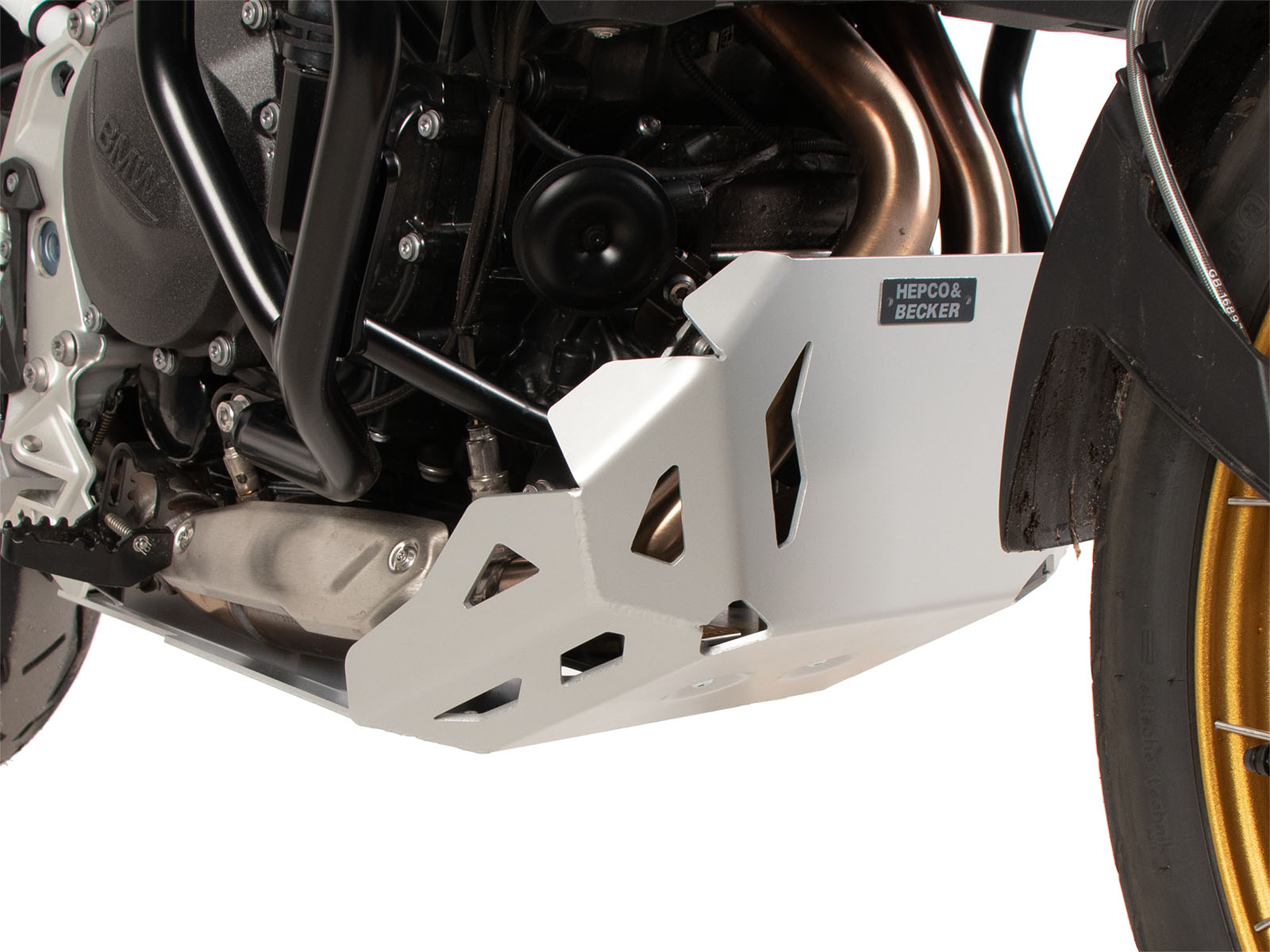 Aluminium motorbeschermplaat voor BMW F 800 GS (24-) Hepco & Becker