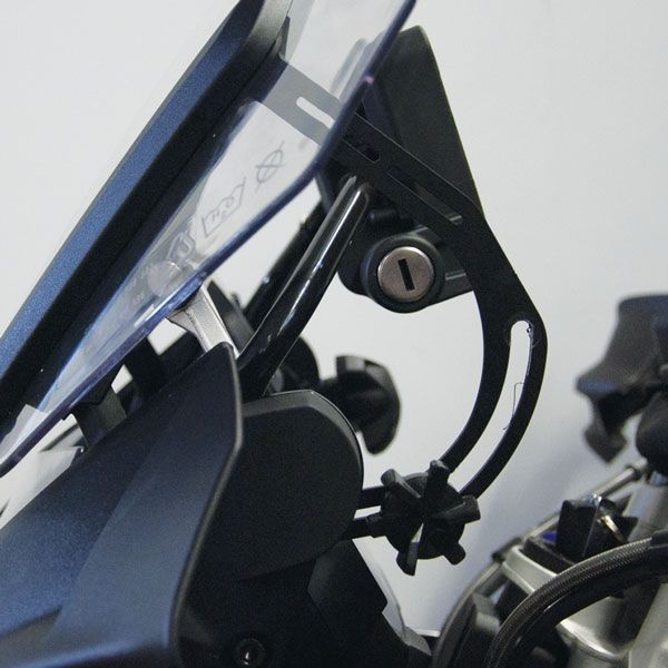 Voorruitversteviging voor BMW R 1200 GS LC /Adventure LC, R 1250 GS, zwart