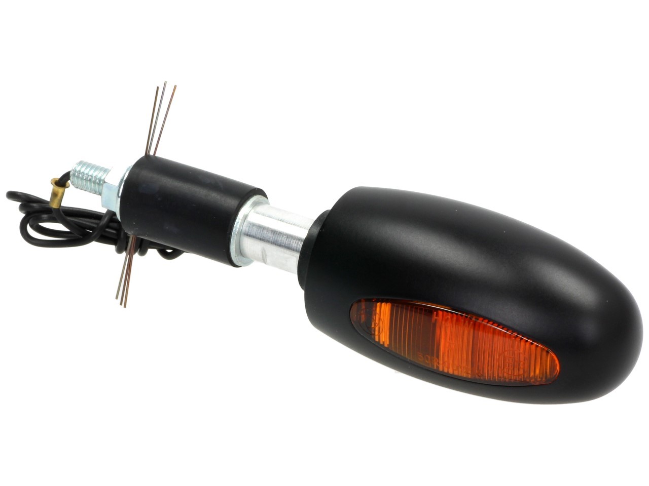 Kellermann aanwijzer, BL 1000 geel, aluminium, halogeen, VR/VL, 12 V, 21 W, zwart satijnglanzend