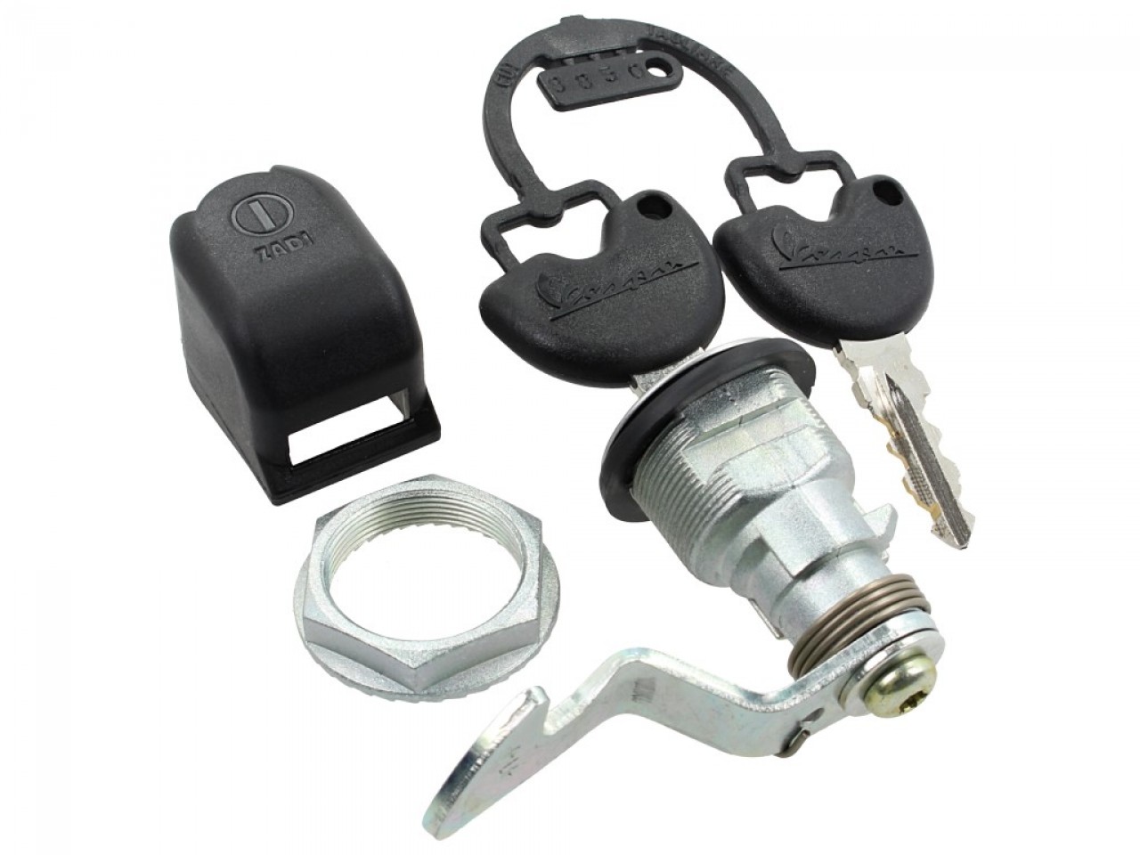 Vervangend slot voor Vespa GTS topkoffers