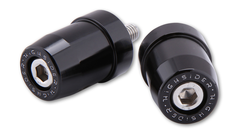 HIGHSIDER pro stuurgewichten zwart M8 Kawasaki (paar)