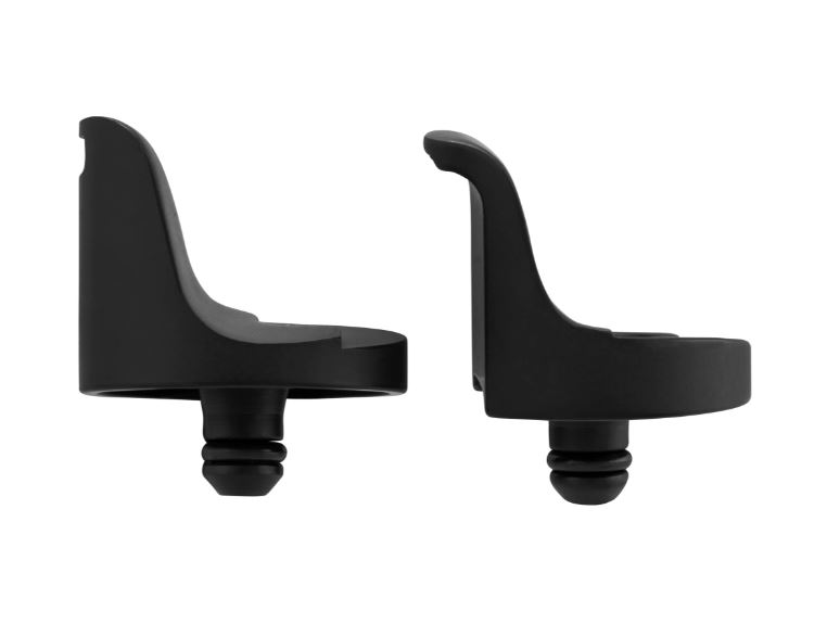 Spiegelgatdeksel links & rechts voor Vespa Primavera/Sprint/Elettrica 50-150cc, zwart mat