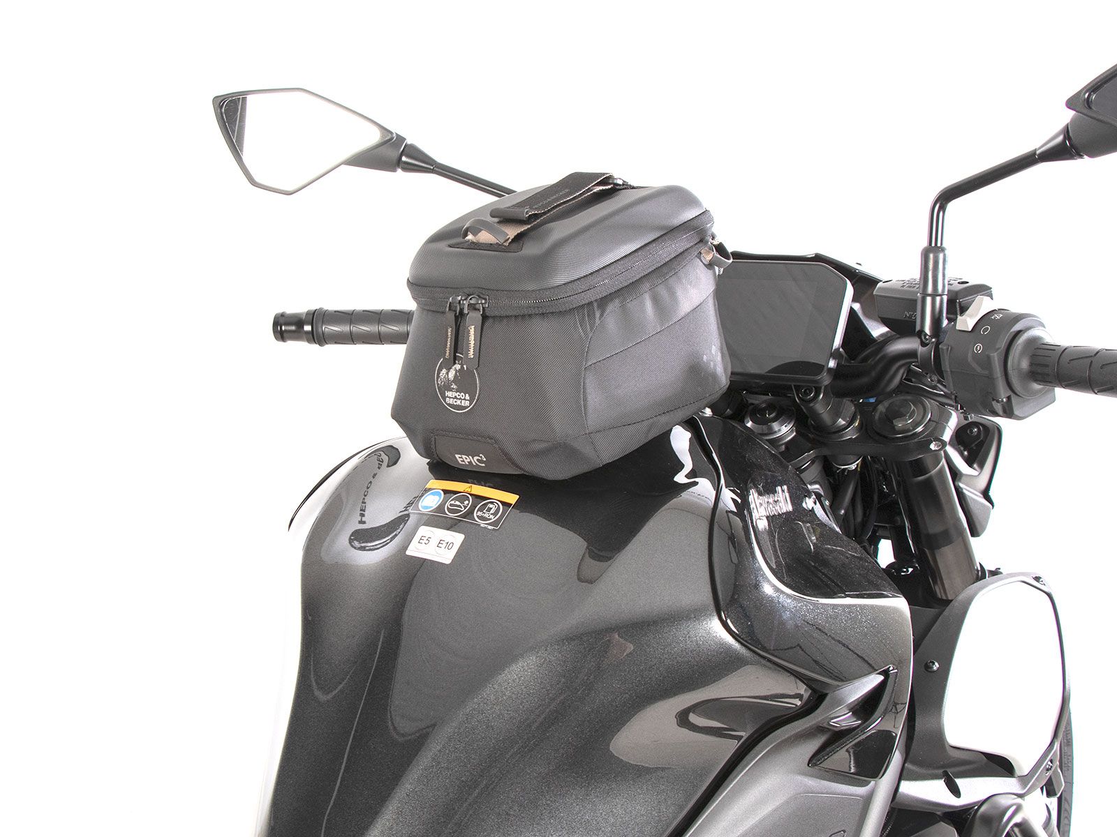 Tankring Basis incl. tanktas slotunit voor Kawasaki Z 900 /SE (25- ) Hepco & Becker
