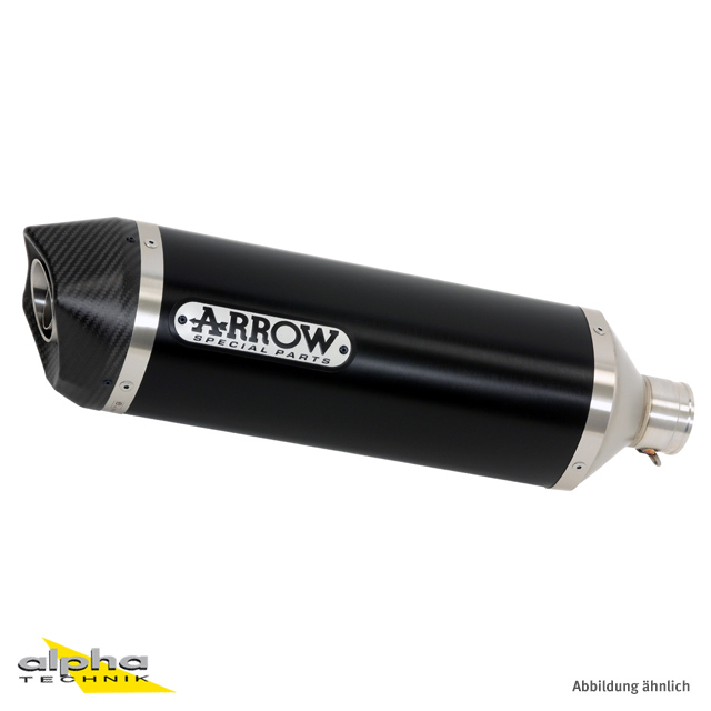 ARROW Auspuff RACE TECH für Suzuki GSX650 / GSX1250 / Bandit 2007-16 aus Aluminium, schwarz