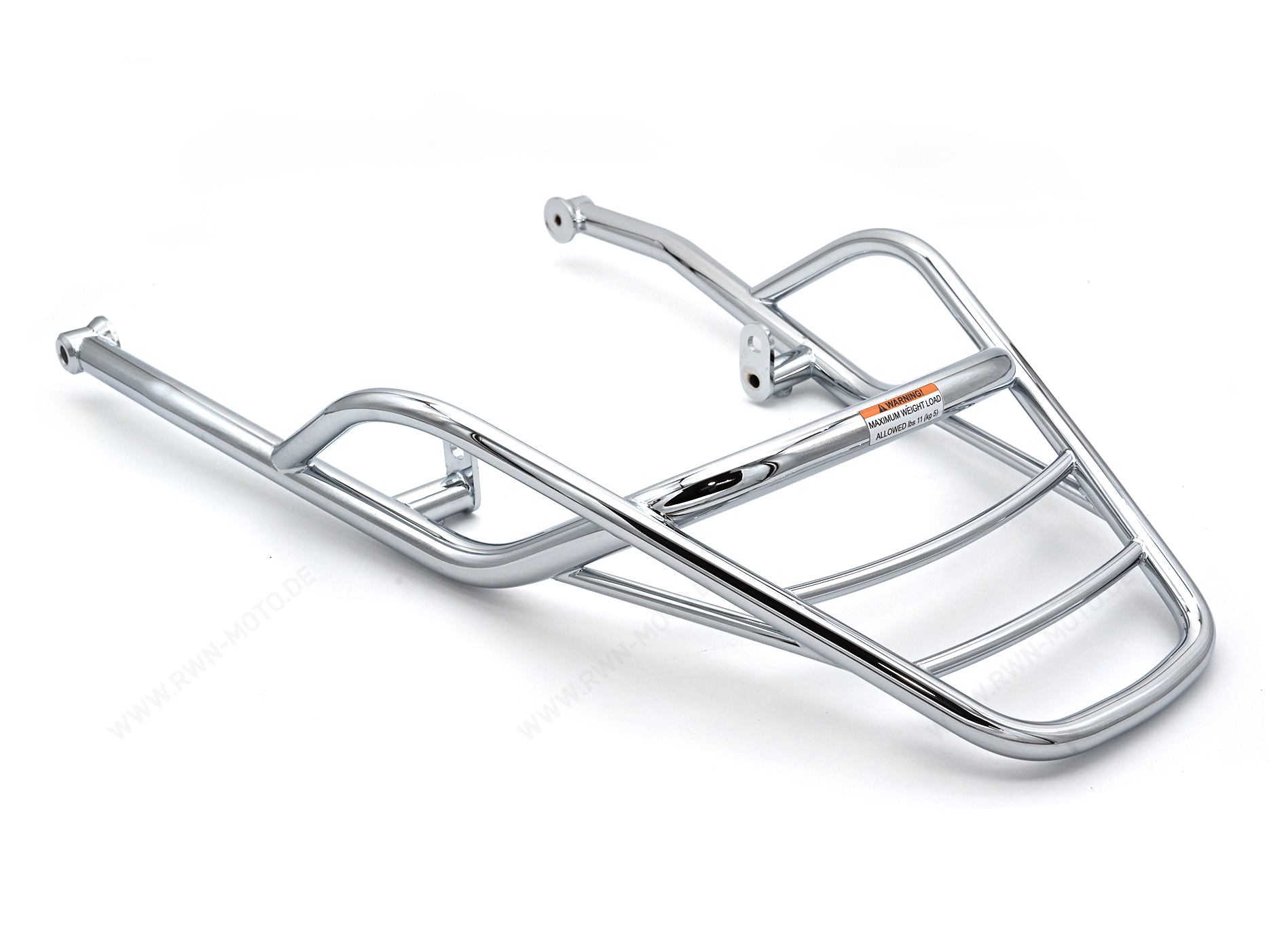 Bagagerek, achter, chroom, stijf voor Moto Guzzi V7 850 2021-