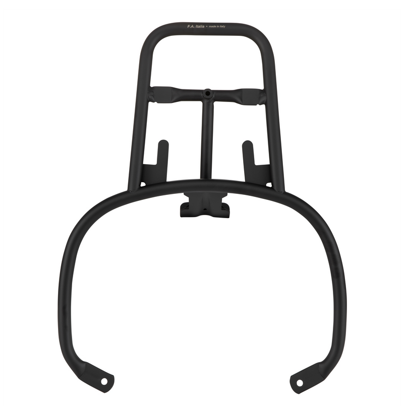 Bagagerek achteraan voor Vespa GTS /GTS Super /GTV /GT 60, 125-300cc, mat zwart