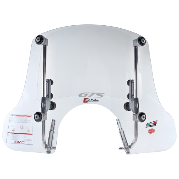 Windscherm FACO "Twin-Screen" voor Vespa GTS/GTS Super/GT/GT L 125-300cc (-22)
