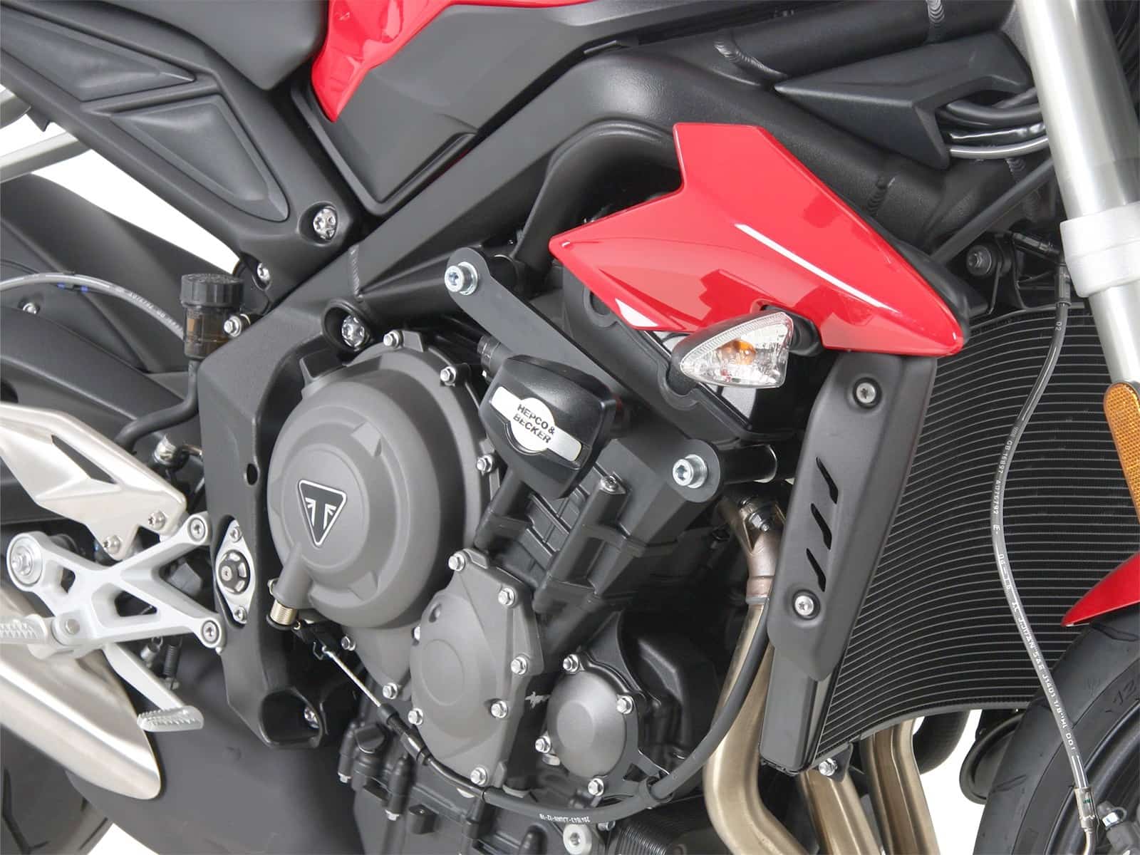 Crash pads voor Triumph Street Triple 765 S/R/RS (17-) Hepco & Becker