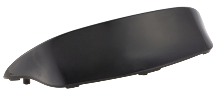 Spoiler balhoofd voor Vespa Sprint 50-150cc ('14-), glanzend zwart