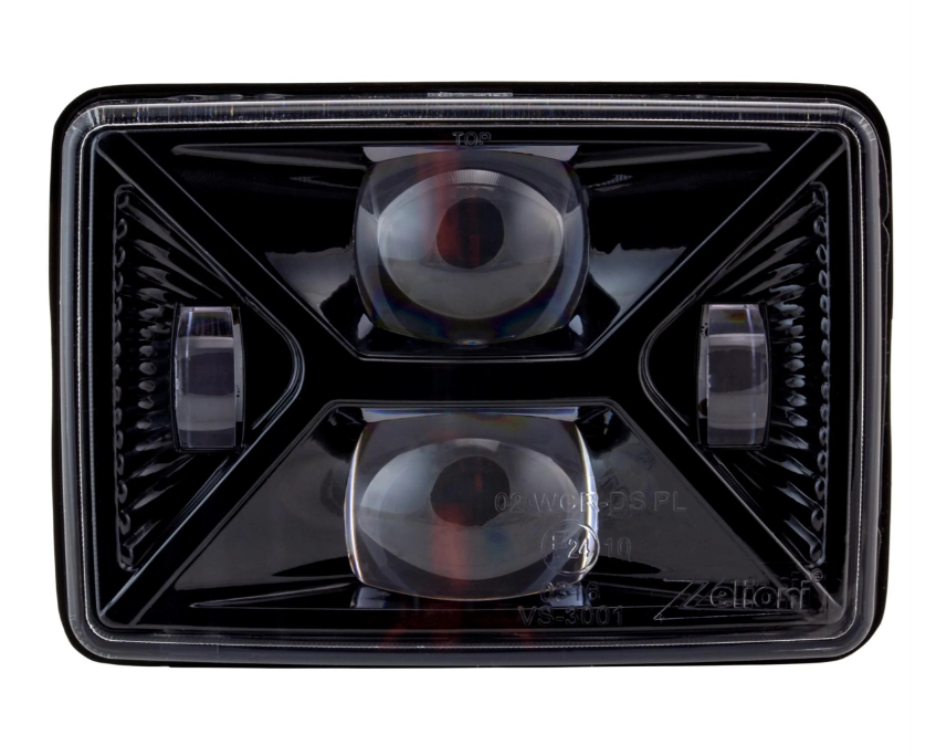 Koplamp ZELIONI LED trapeziumvormig voor Vespa S 50-150ccm