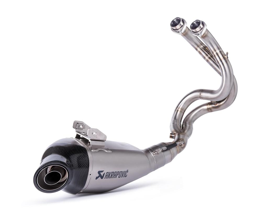 Titanium compleet uitlaatsysteem Akrapovic voor Kawasaki Ninja 650 /Z 650 (17-23)