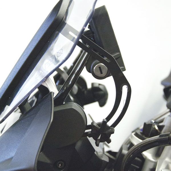 Voorruitversteviging voor BMW R 1200 GS LC /Adventure LC, R 1250 GS, zwart