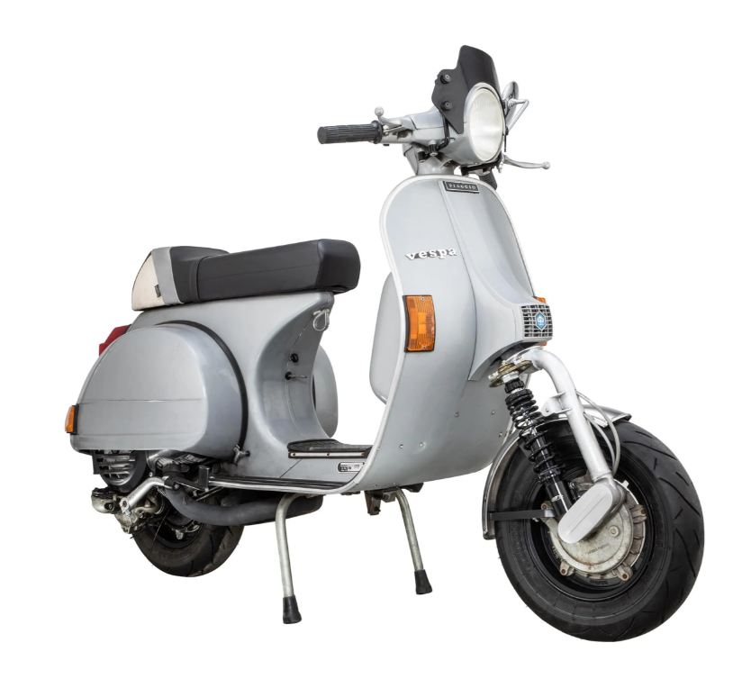 Spatbord Garelli voor Vespa PX 80-200ccm, metaal, chroom