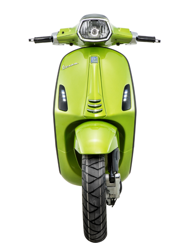 Lampring LED-lichtring voor Vespa Sprint 50cc 2T/4T, mat zwart