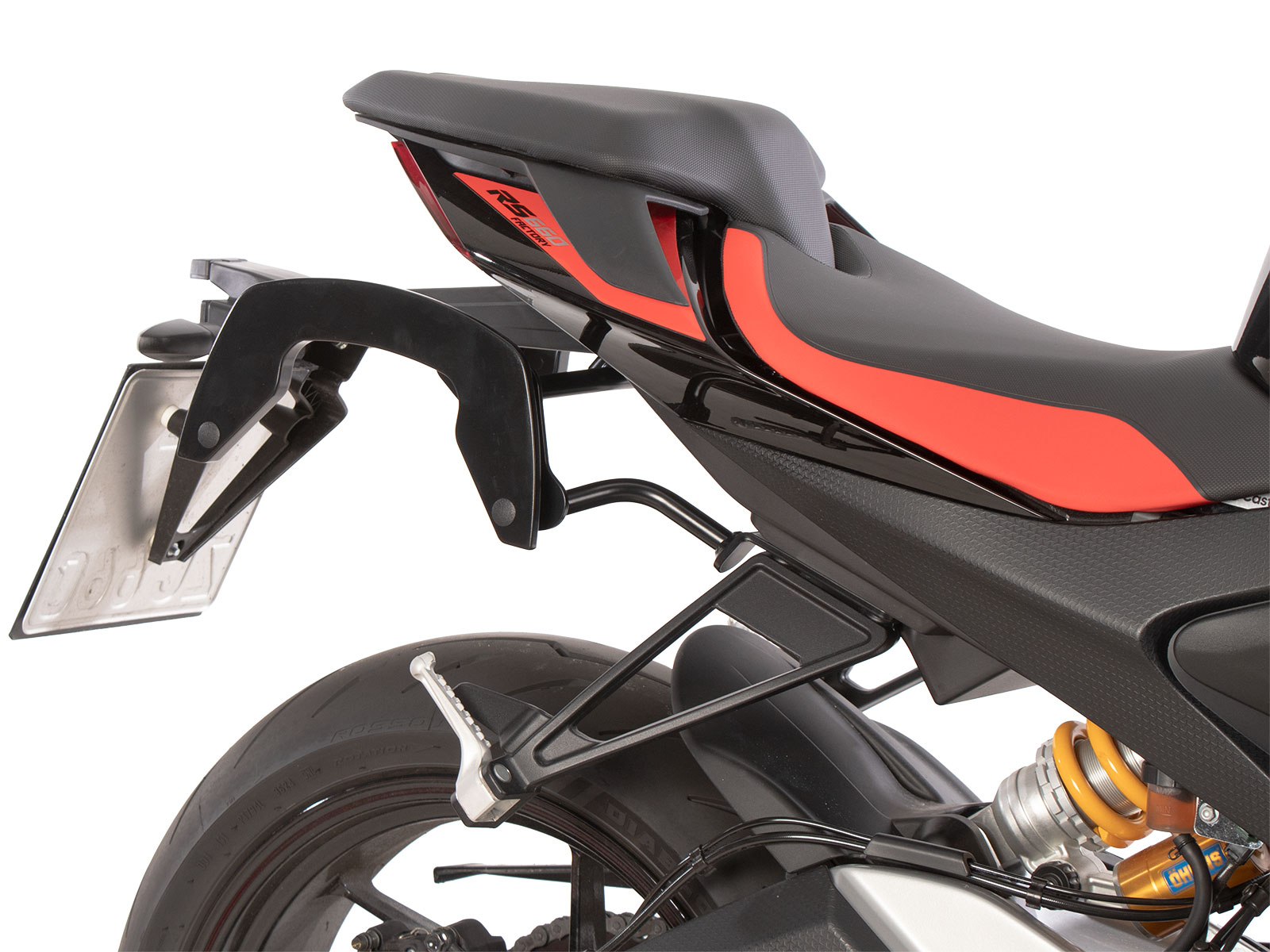 C-Bow zijdrager zwart voor Aprilia RS 660 / Factory (25-) Hepco & Becker