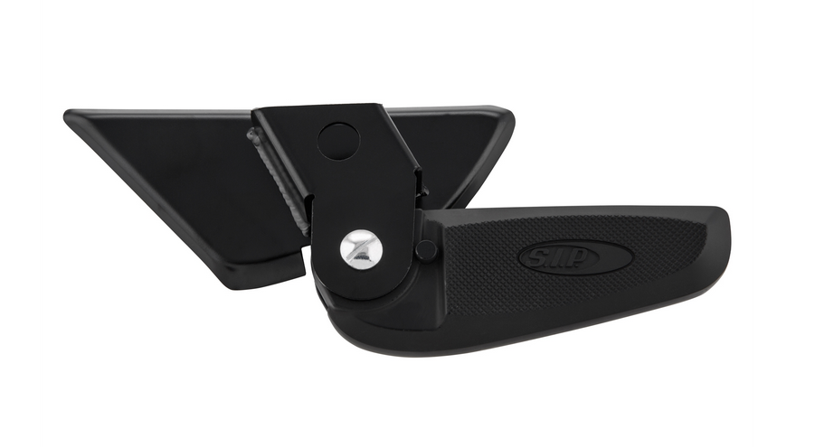 Voetsteunen rechts en links voor Vespa LX /LXV /S 50-150cc, zwart/zwart