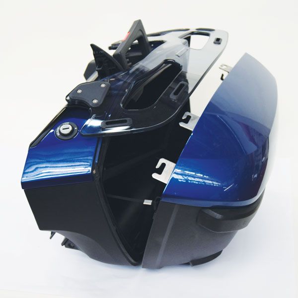 Bagagerek voor zijkoffer BMW K 1600 GT/GTL, R 1250 RT, R 1200 RT, PMMA, transparant