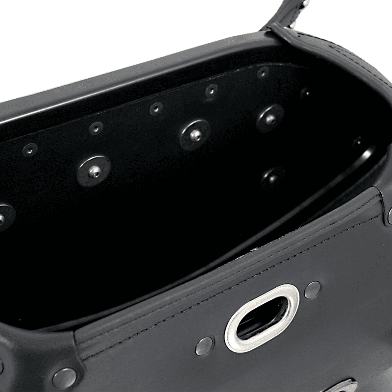 Zadeltassenset Buffalo Big zwart voor C-Bow bagagedrager Hepco & Becker