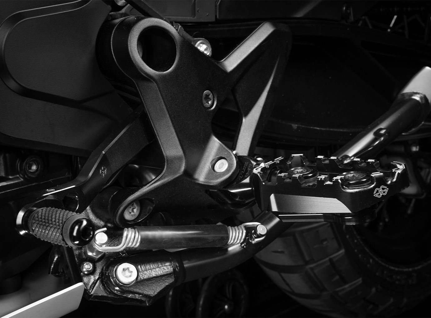Gilles TECH-X Enduro voetsteunen met ABE voor KTM 790 /890 /1290 Adventure, Husqvarna Norden 901