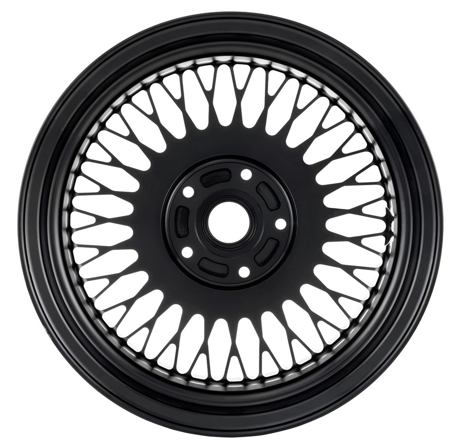 Velg Comb 1 voor/achter voor Vespa GTS/GTS Super/GTV/GT/946 125-300ccm, zwart glanzend