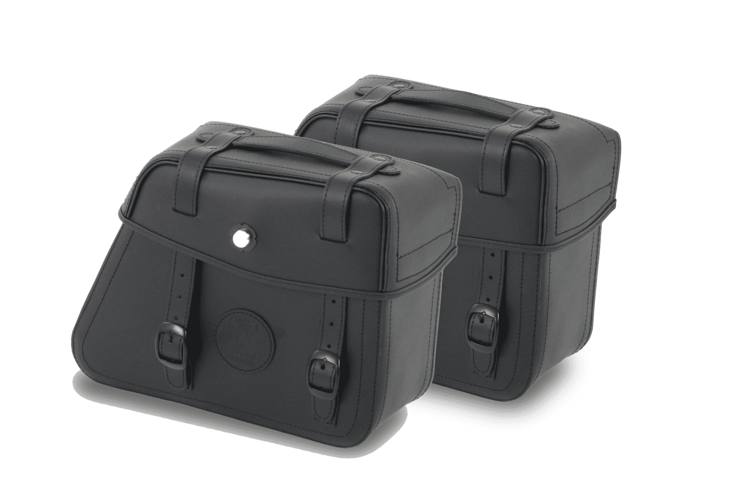 Kniptassenset zwart incl. houder voor Indian Scout Bobber 1250 (25-) Hepco & Becker