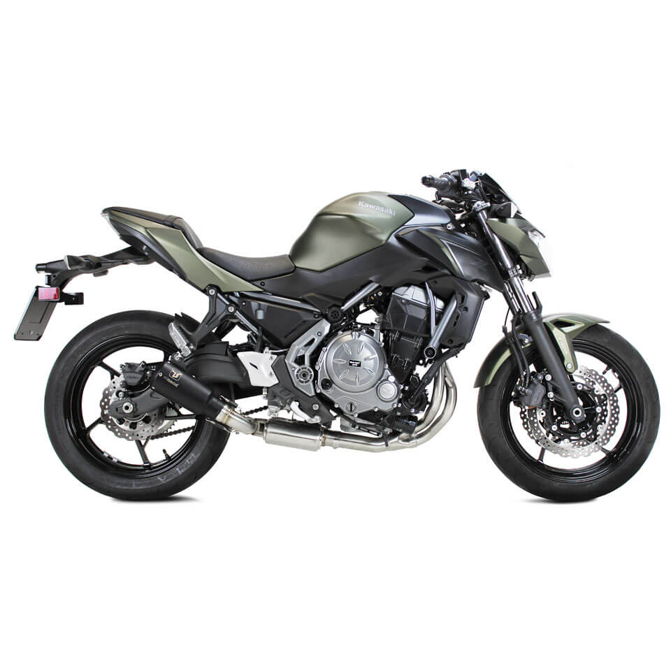 IXRACE MK2 compleet systeem Kawasaki Z 650 /650 Ninja (17-19), roestvrij staal, E-keur, Euro4