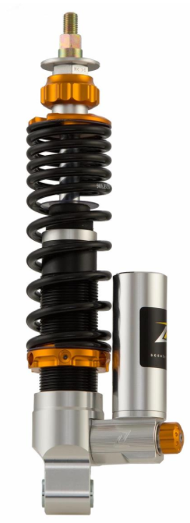 Schokdemper voorzijde voor Vespa GTS/GTS Super 125-300cc ('14-'16), zilver/oranje