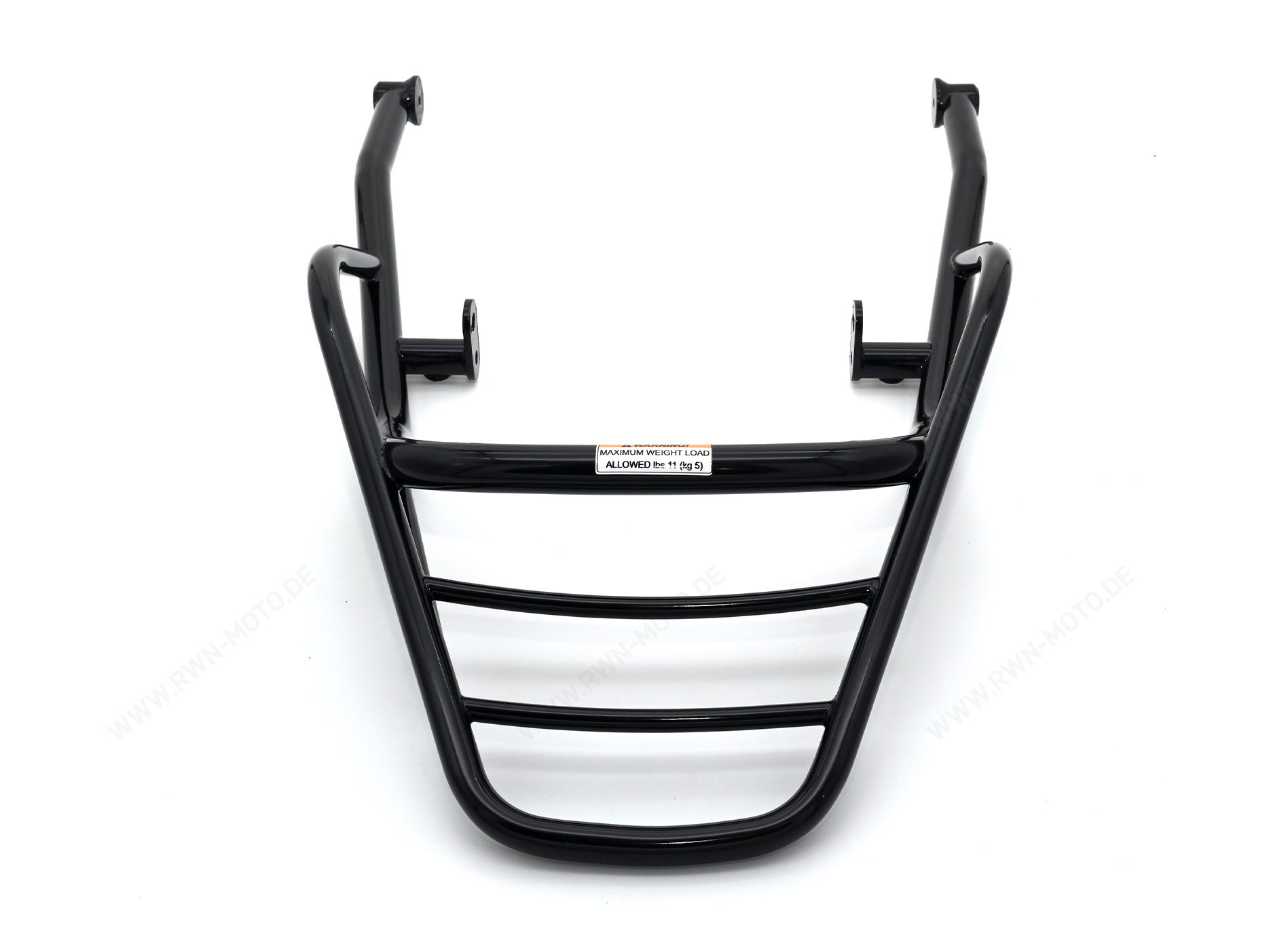 Bagagerek, achter, zwart, stijf voor Moto Guzzi V7 850 2021-