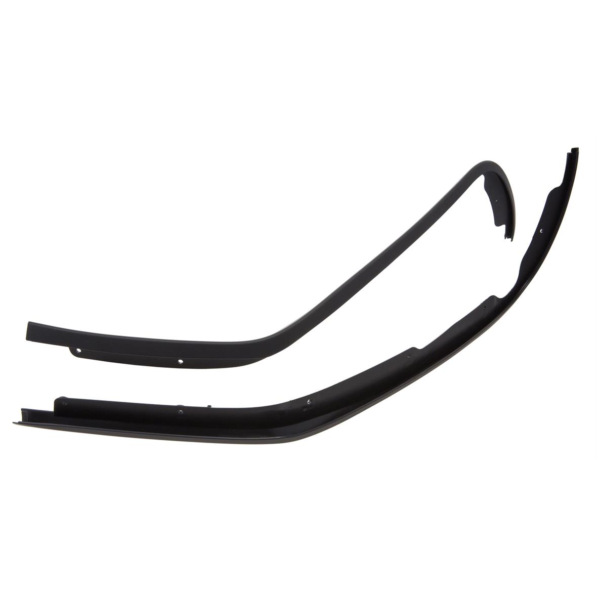Mono slot buis beenschild zwart glans voor Vespa Primavera/Sprint 50-150ccm