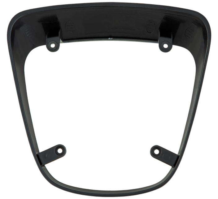 Frame-achterlicht voor Vespa Primavera/Sprint 50-150cc ('18-), glanzend zwart