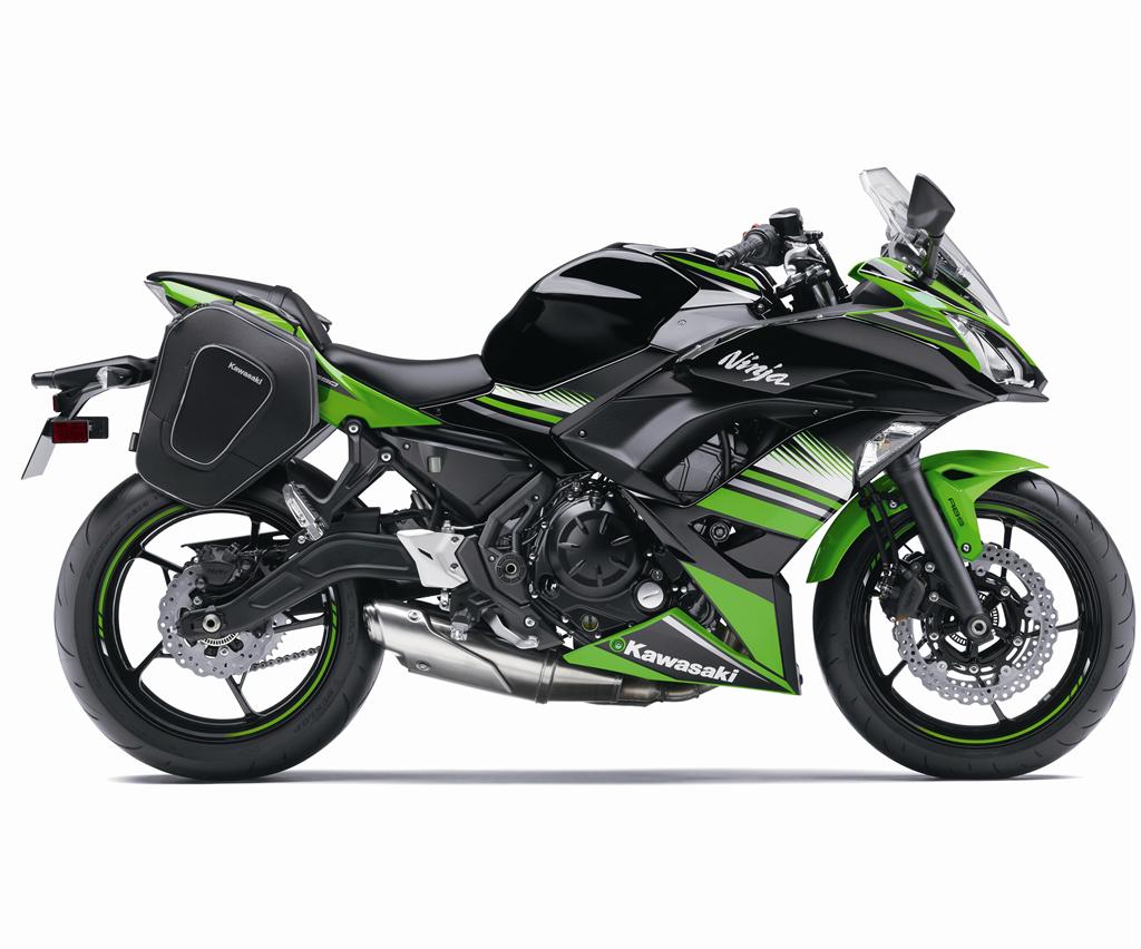 Zijtassen 2 x 14 liter voor Kawasaki Ninja 650 / Z 650/S Origineel