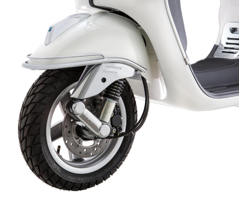 Voorbumper spatbord voor Vespa LX/LXV 50-150cc, chroom