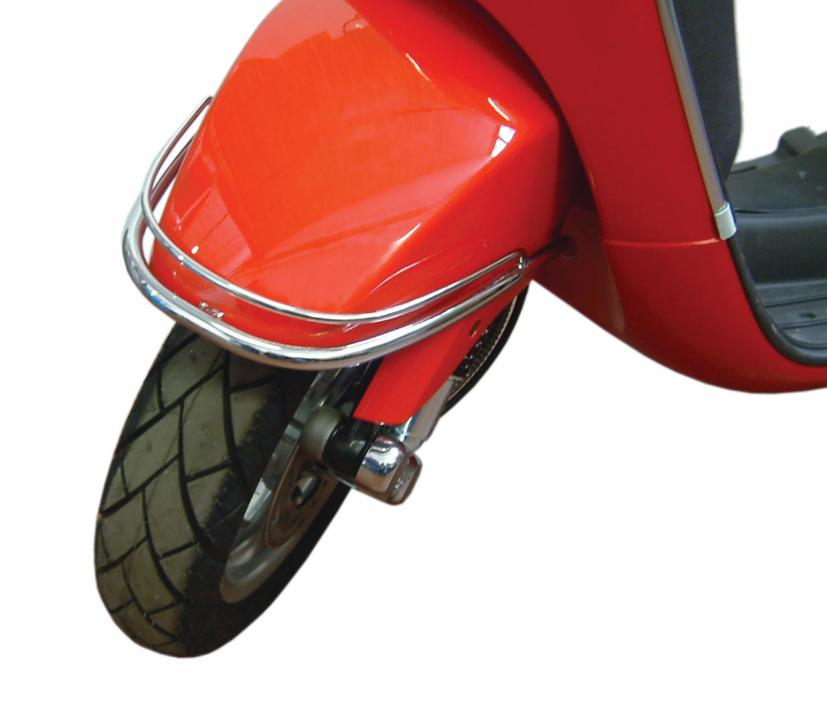 Voorbumper spatbord voor Vespa LX/LXV 50-150cc, chroom